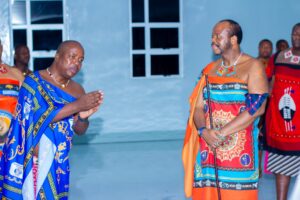 His Majesty King Mswati III & Good Shepherd CEO during the Eye Clinic Official Opening