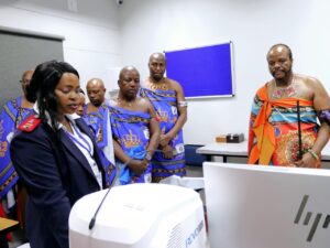 His Majesty King Mswati III and Prime Minister Russell Dlamini